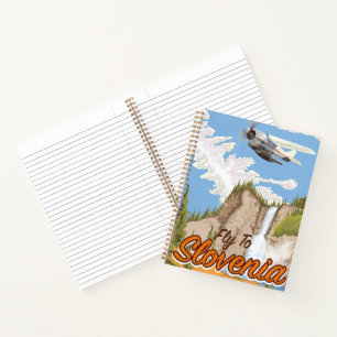 Fly To Slovenia Notebook
