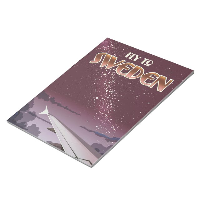 Fly to Sweden Notepad (Angled)