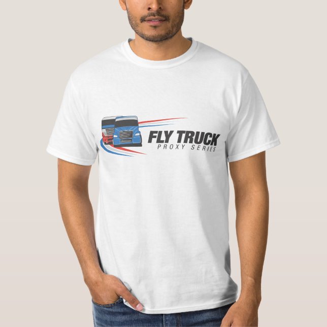 Fly Truck Proxy Series White TShirt Graphics Front (Front)