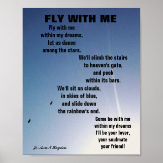 FLY WITH ME POSTER
