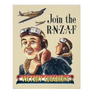 Fly with the Victory Squadrons World War 2 Poster