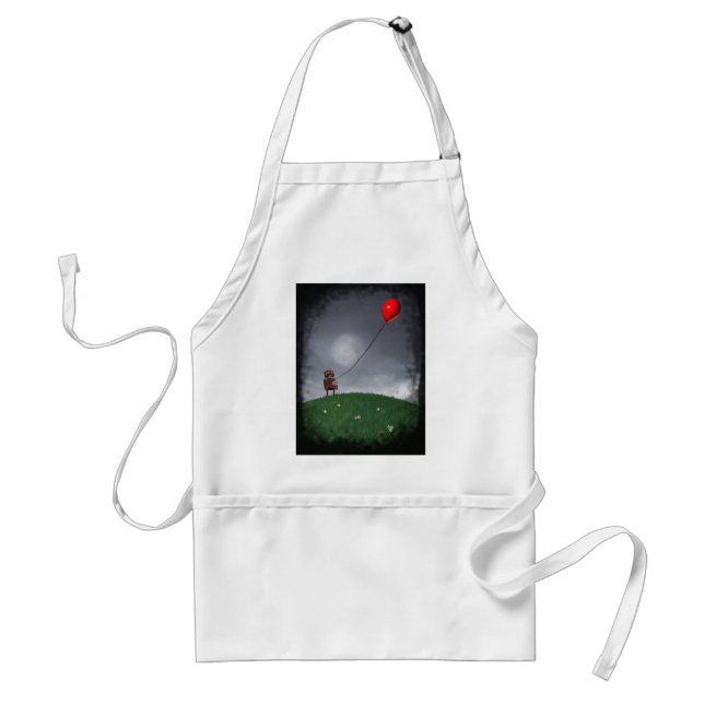 Fly Your Little Red Baloon Apron (Front)