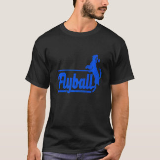 Flyball Cool Retro Dog Designs Present T-Shirt