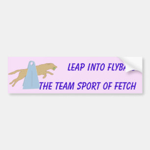 Flyball Leap Bumper Sticker