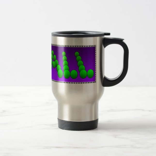 Flyball Trave Mug (Stainless Steel) (Right)