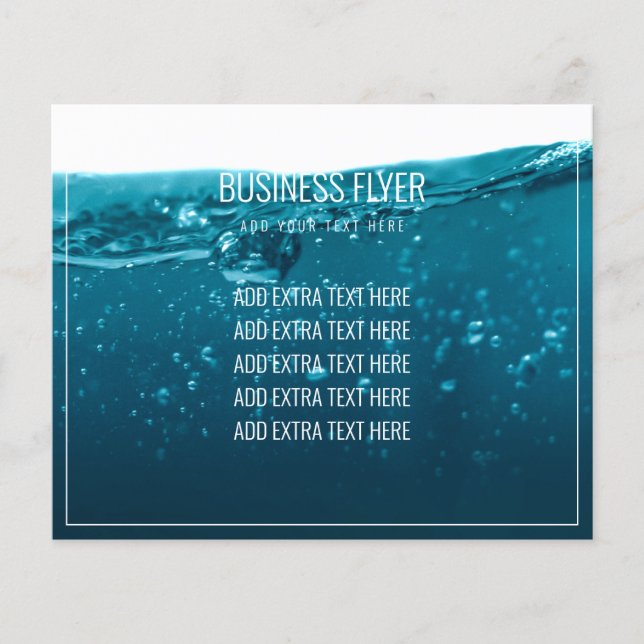 FLYER FOR BUSINESS  : SEA WATER (Front)