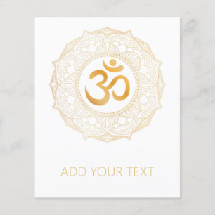 FLYER : GOLD MANDALA & OHM