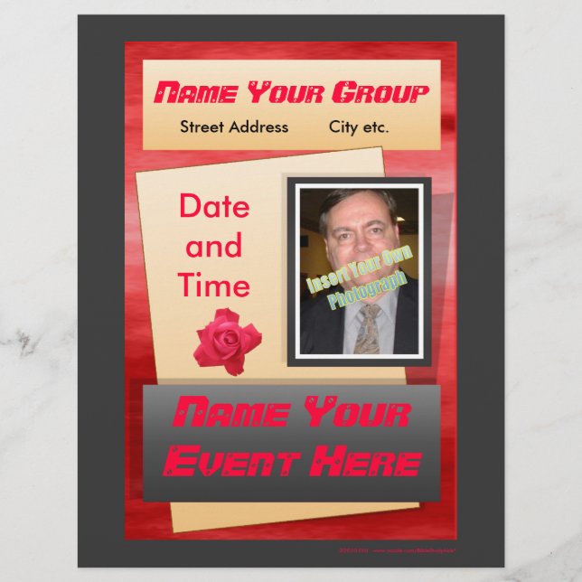 Flyer - Red Shimmer (Front)