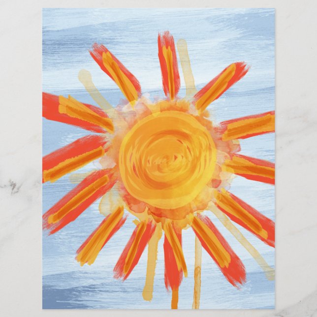 Flyer, Sunshine Painting Flyer (Front)