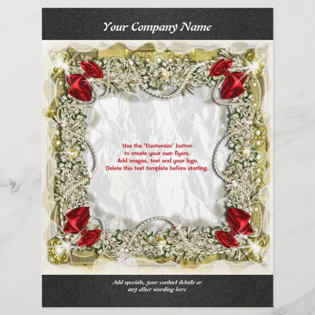 Flyer template Christmas promotions marketing (Front)