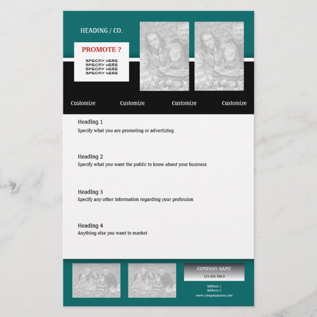 Flyer template - create your own 5.5"x8.5" (Front)