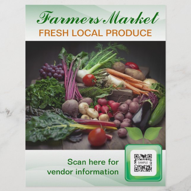 Flyer Template Farmer's Market (Front)
