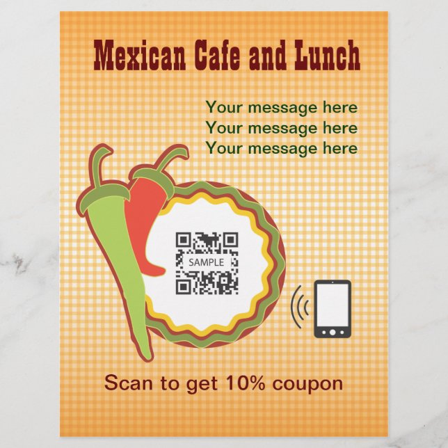 Flyer Template Mexican Restaurant (Front)