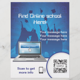 Flyer Template Online Degree