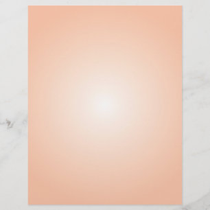 Flyer Template: Radial Gradient: Light Orange