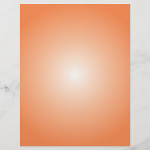 Flyer Template: Radial Gradient: Orange