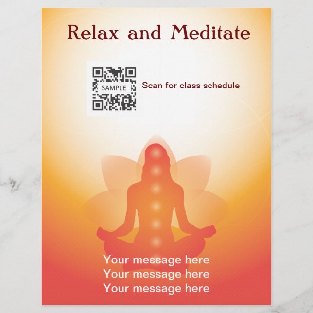 Flyer Template Yoga (Front)