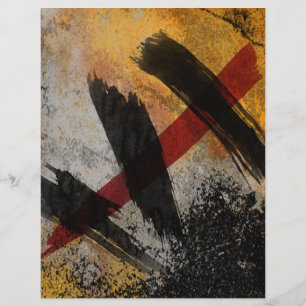 Flyer, The Scar, Digital Abstract Painting Flyer