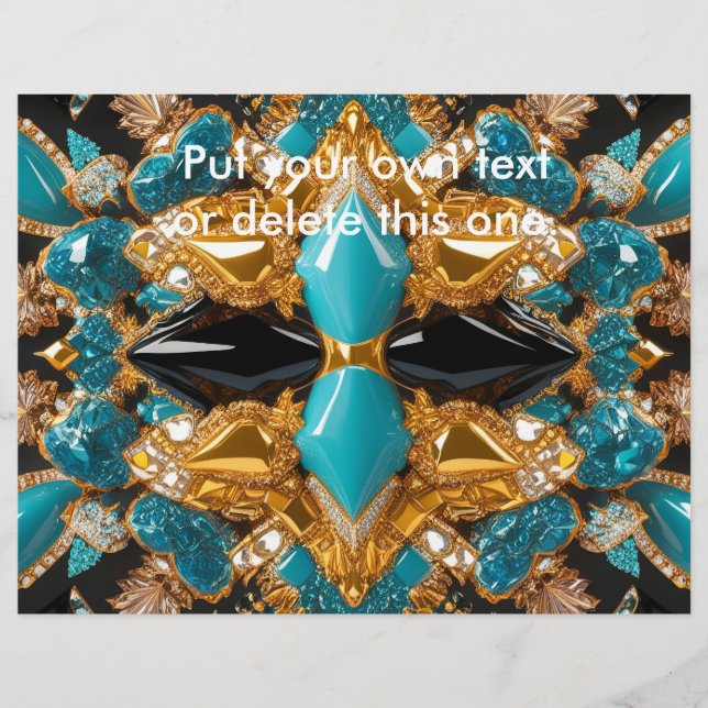 Flyer with Bahamas Colours Design (Front)