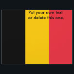 Flyer with Flag of Belgium<br><div class="desc">Add a touch of Belgian pride to your promotional materials with our exclusive flyer featuring the flag of Belgium! Crafted with meticulous attention to detail, this flyer is more than just a promotional tool; it’s a celebration of Belgium’s heritage and cultural pride. The elegant design prominently displays the iconic Belgian...</div>