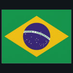 Flyer with Flag of Brazil<br><div class="desc">Capture attention with our exclusive flyer featuring the flag of Brazil! Crafted with meticulous attention to detail, this flyer is more than just a promotional tool; it’s a celebration of Brazil’s vibrant culture and national pride. The striking design prominently displays the iconic Brazilian flag, making this flyer a unique and...</div>