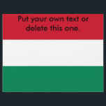 Flyer with Flag of Hungary<br><div class="desc">Promote your event or message with our vibrant flyer featuring the flag of Hungary! This flyer is more than just a piece of paper; it’s a dynamic way to communicate your message while celebrating Hungary’s rich cultural heritage. The design prominently displays the Hungarian flag, making it a striking and meaningful...</div>