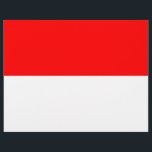 Flyer with Flag of Indonesia<br><div class="desc">Showcase your message with bold national pride using this eye-catching flyer featuring the flag of Indonesia. Designed for versatility and impact, this flyer integrates the iconic red-over-white bicolor of the Indonesian flag, either as a vivid background or as a prominent visual element. Whether you’re promoting an event, sharing important information,...</div>