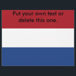 Flyer with Flag of Netherlands<br><div class="desc">Promote your events or announcements with our eye-catching flyer featuring the flag of the Netherlands! Crafted with vibrant colours and striking designs, this flyer is more than just a promotional tool; it’s a celebration of Dutch culture and identity. The prominent display of the Netherlands flag makes this flyer a unique...</div>
