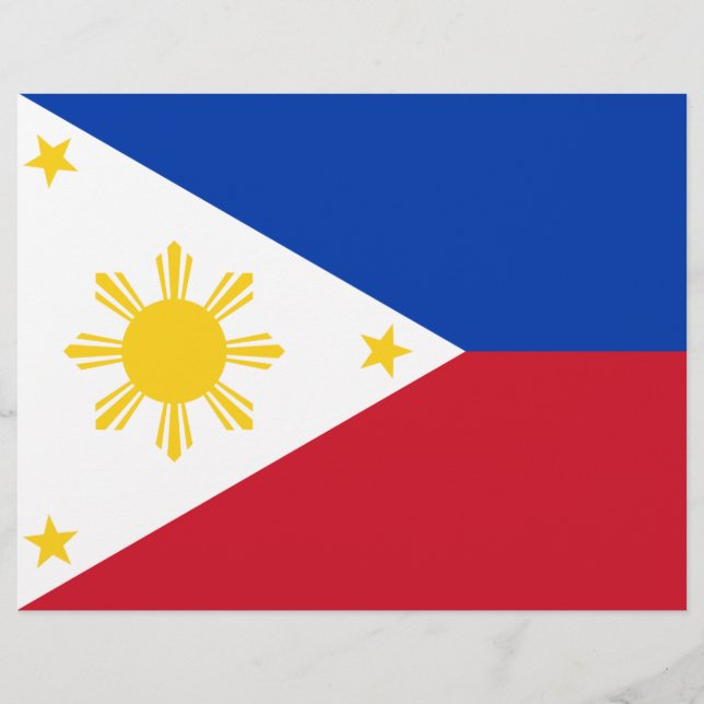 Flyer with Flag of Philippines (Front)