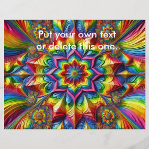 Flyer with LGBTQ Colours Design