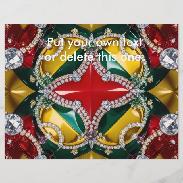 Flyer with Los Angeles Colours Design (Front)