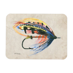 FlyFishing Lure Art Salmon Fly Lure Magnet