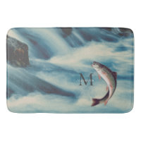 Flyfishing Trout Fisherman  Blue River  Monogram