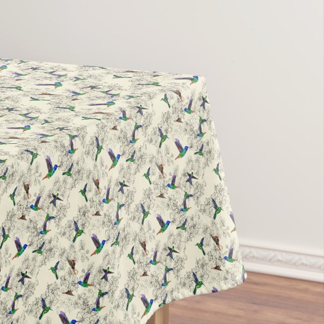 Flyin Birds Tablecloth Spring (In Situ)