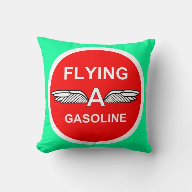 Flying A Gasoline Cushion (Front)