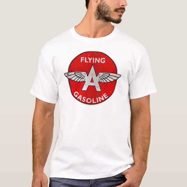 Flying A Gasoline rusted version T-Shirt (Front)