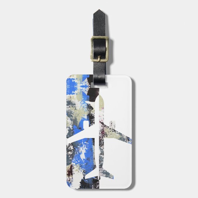 Flying Abstract by Michael Moffa Luggage Tag (Front Vertical)
