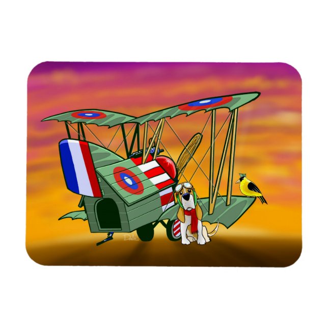 Flying ace magnet (Horizontal)