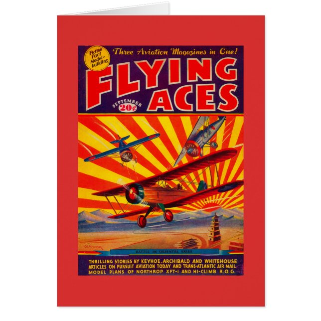 Flying Aces Magazine Cover (Front)