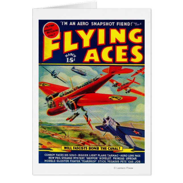 Flying Aces Magazine Cover 3 (Front)
