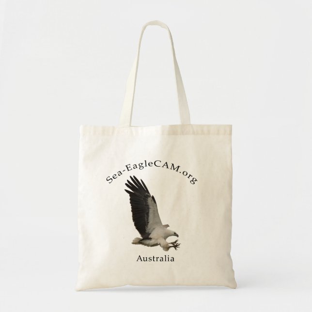 Flying Adult Sea-Eagle Tote Bag (Front)