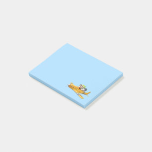 Flying Adventure with Dog Post-it Notes