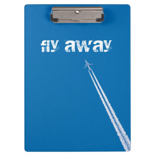 Flying aeroplane clipboard