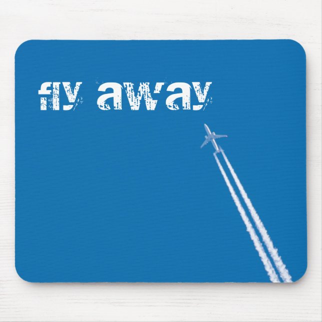 Flying aeroplane mouse pad (Front)