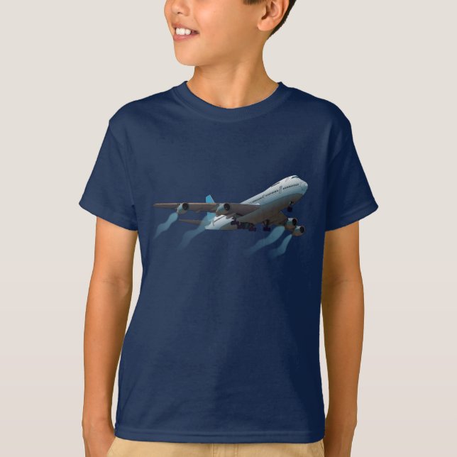 Flying aeroplane. T-Shirt (Front)