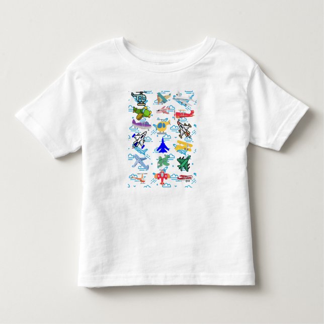 Flying Aircraft Toddler T-Shirt (Front)