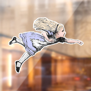 Flying Alice Wonderland Adventure Vintage Tenniel