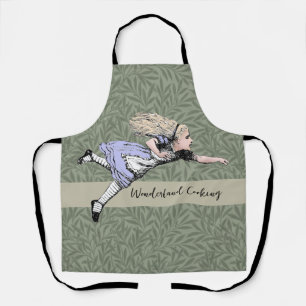 Flying Alice Wonderland Adventure Vintage Tenniel Apron
