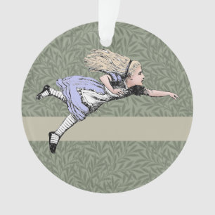 Flying Alice Wonderland Adventure Vintage Tenniel Ornament