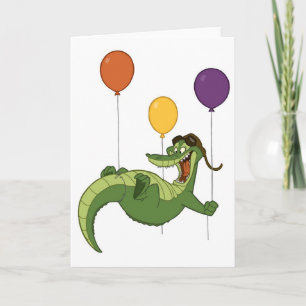 Flying Alligator Card